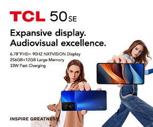 TCL 50 SE banner