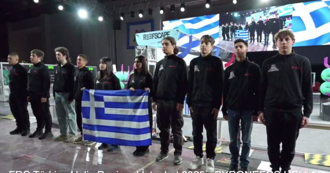 first-robotics-competition:-Η-μαθητική-ομάδα-pyroneers-εκπροσώπησε-την-Ελλάδα-κατακτώντας-ένα-βραβείο