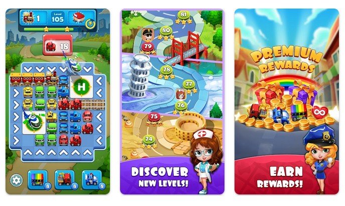 Traffic Jam Cars Puzzle Legend