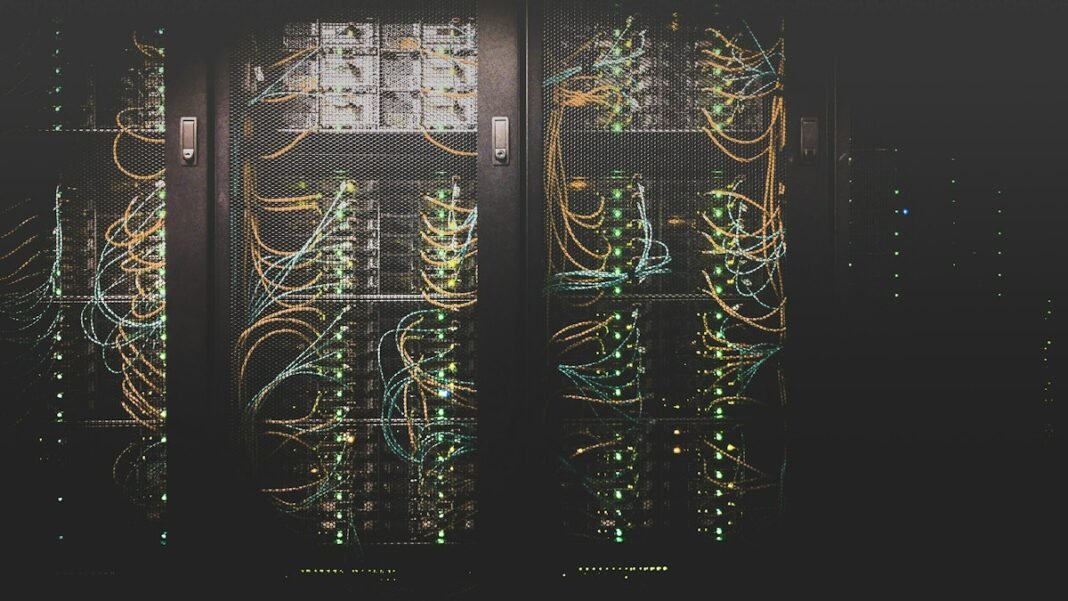 Δικτυακός εξοπλισμός σε data center για τηλεπικοινωνιακές υπηρεσίες και τεχνητή νοημοσύνη