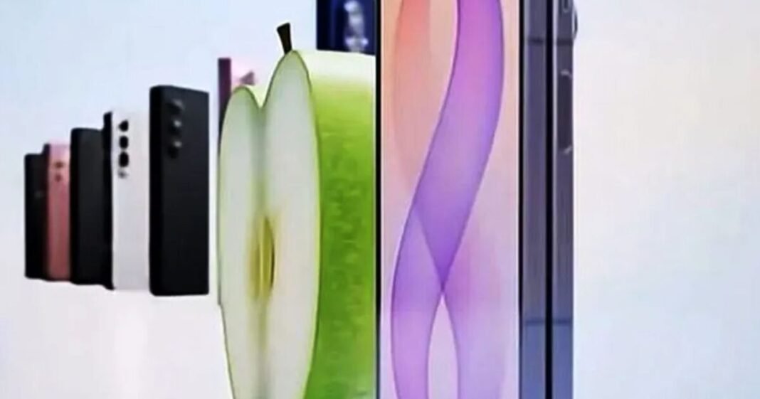Επικό-τρολάρισμα-της-samsung-στην-apple-για-το-iphone-duo-–-Το-πράσινο-μήλο-και-η-αιχμηρή-σπόντα-«Χρόνια-μπροστά-στα-αναδιπλούμενα» Επικό-τρολάρισμα-της-samsung-στην-apple-για-το-iphone-duo-–-Το-πράσινο-μήλο-και-η-αιχμηρή-σπόντα-«Χρόνια-μπροστά-στα-αναδιπλούμενα»