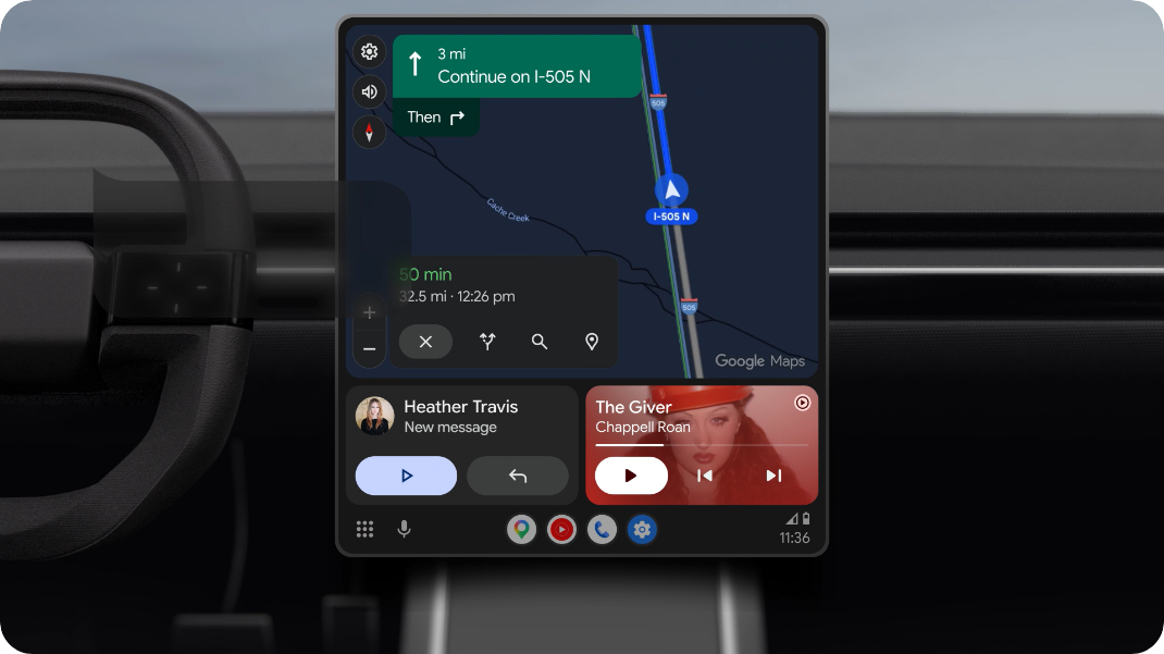 Android Auto Gemini